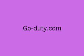 Go-duty.com review (Is go-duty.com legit or scam?) check out