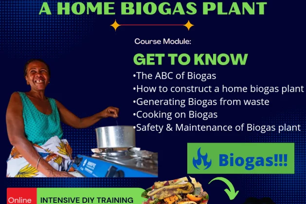 HOW TO GENERATE COOKING GAS FROM WASTE-DIY BIOGAS TRAINING COURSE.